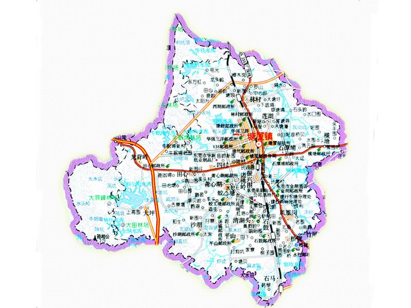 东莞地图全图各镇_2017东莞各镇区gdp