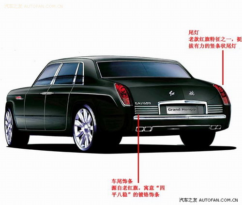 国之气概 新一代红旗hqe检阅车内外详解(1)