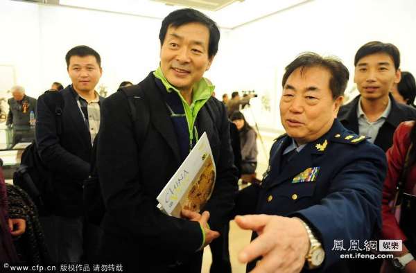 张铁林携倪萍等大腕助阵韩静霆个人画展[高清