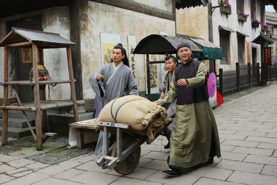 《崂山道士》象山影视城热拍