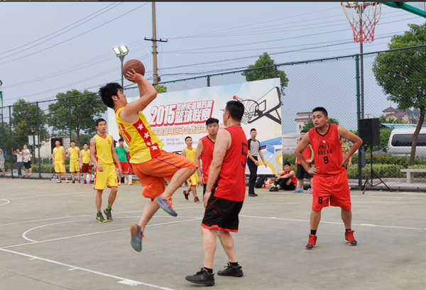 第四屆籃球聯賽決賽現場