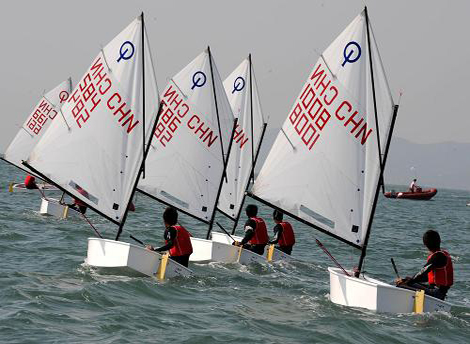 青岛国际OP帆船赛落幕 齐鲁金童玉女双双夺冠