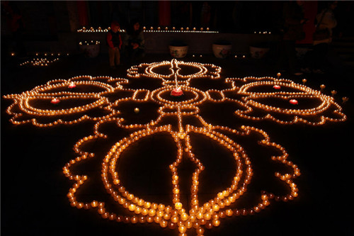 西安广仁寺今晚举行燃灯节 门票点灯全免费