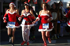 法国：圣诞老人赛跑