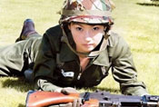 漂亮的日本自卫队女兵名不虚传