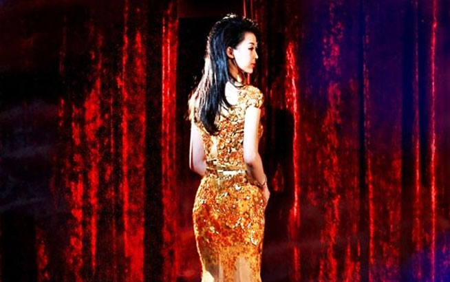 潘晓婷圣诞唯美写真图片