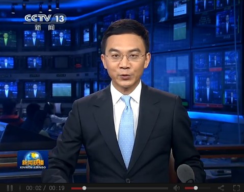 新闻联播切入中韩之战直播画面