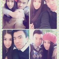 孙可与女友甜蜜照