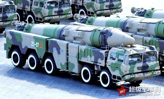 加媒体曝中国导弹威力强大 一枚东风41可灭美