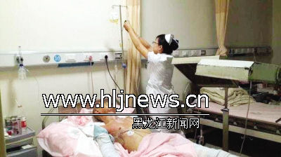 魏海涛正在治疗中