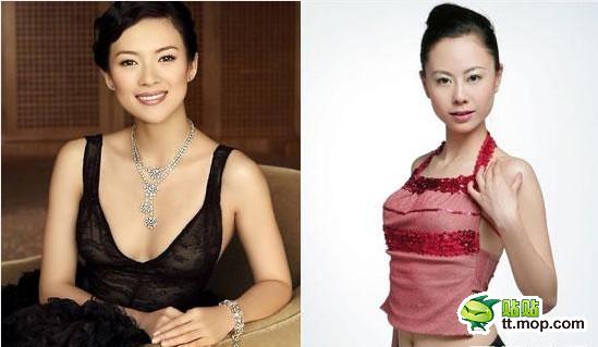 陈妍希替身美过小龙女 揭女星“极品”替身(图)