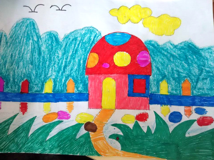 我手画我心作文筑小学西韩梦想作品集童心海洋世界小学生图片