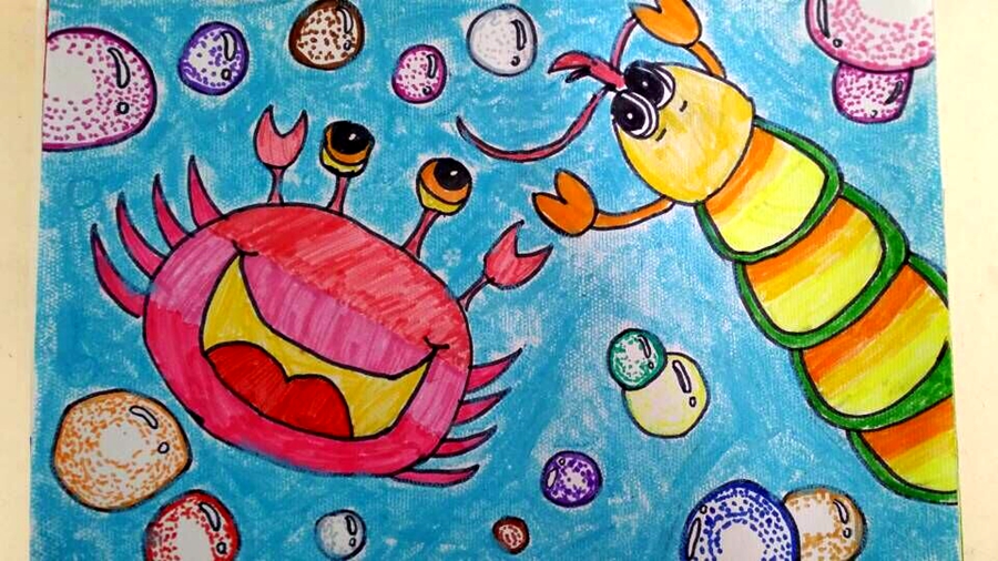 我手画我心小学筑视频西韩梦想作品集语文童心人教小学版图片