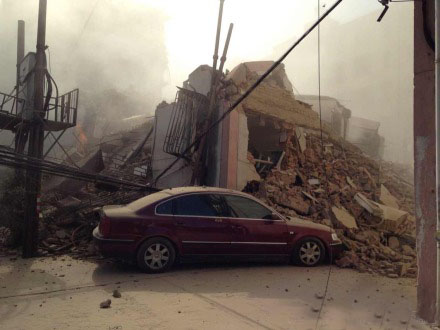 浙江宁波奉化市一幢5层居民房倒塌_凤凰房产