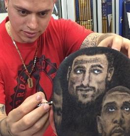 <em>发型师剪出球星发型</em> 网友吐槽:剪头发都能艺术