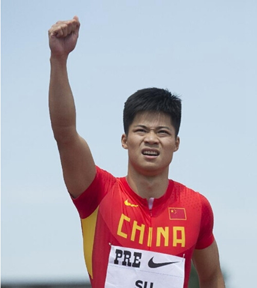 男子百米苏炳添跑进10秒创历史 刘翔称是里程
