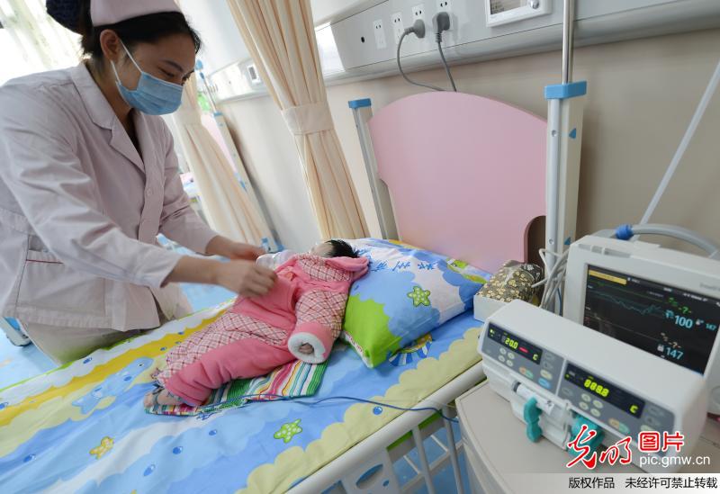 郑州儿童医院首开小婴儿病房