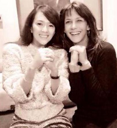 章子怡苏菲玛索现身堪称世纪牵手 苏菲玛索私