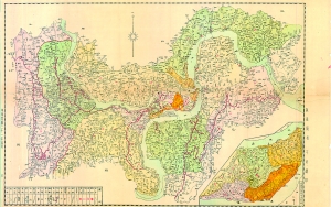 1942年版重庆地图上竟有三个菜园坝(图)