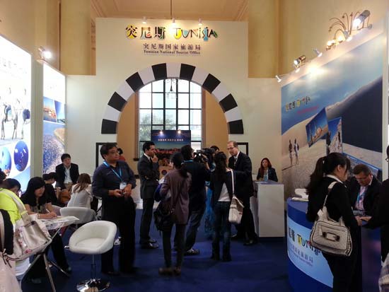 突尼斯国家旅游局亮相2013上海世界旅游博览