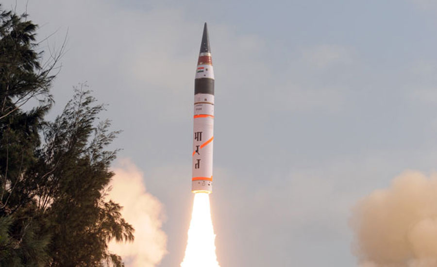 印度试射烈火-5导弹成功
