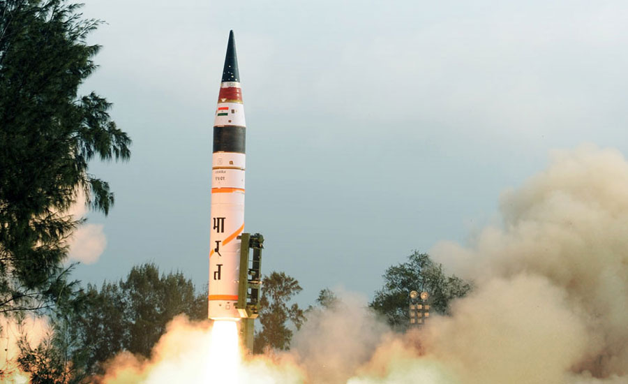 印度试射烈火-5导弹成功