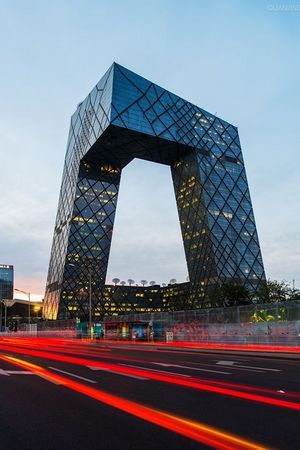 中国当代十大建筑评选之北京 中央电视台大楼