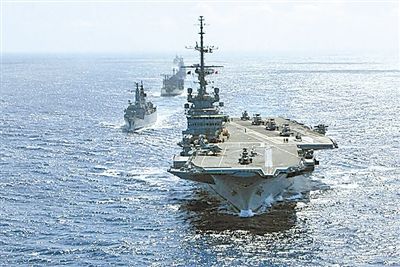 盘点航母编队“兵器谱”:制空全靠舰载机(图)|编队|航行_凤凰资讯