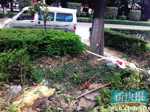 高清图—广州萝岗宏明路与开创大道交界处发生警匪枪战