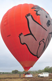 乘坐世界最大热气球