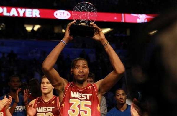 全明星MVP赔率出炉:阿杜领先詹皇 哈登1赔16