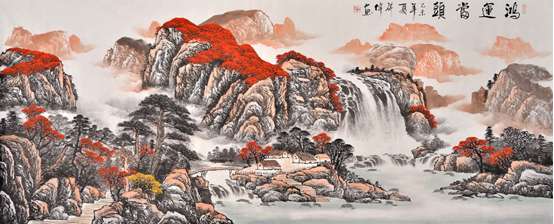当代实力派画家 蒋伟山水画作品赏析