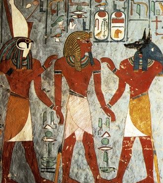 古埃及金字塔壁画