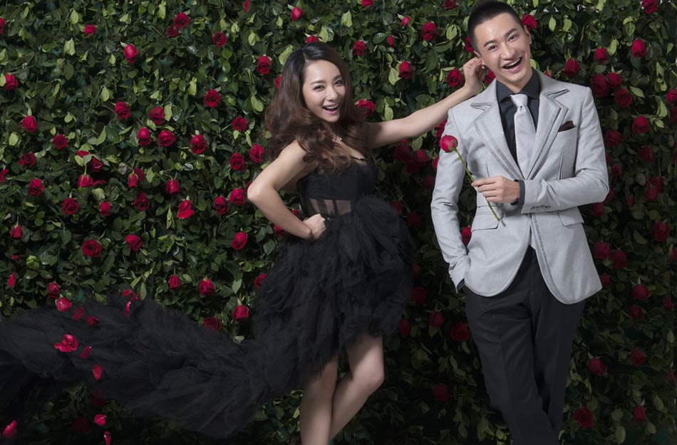 刘璇婚纱照曝光 甜蜜舞出“爱的璇律”[高清大图]_娱乐频道_凤凰网