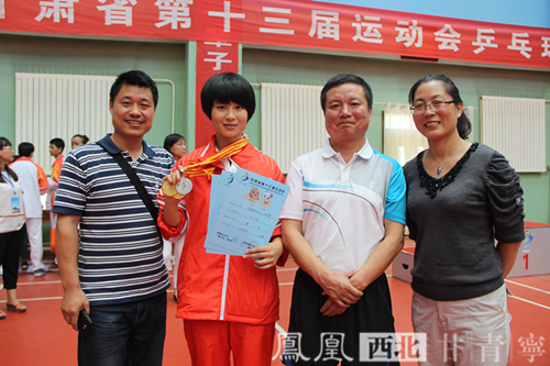 小将初崭头角 甘肃省运会乒乓球(青少年组)赛事
