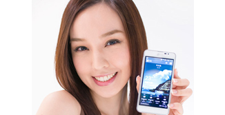 气质美模展示LG OPTIMUS F5 LTE