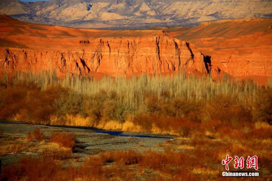 新疆托克逊天山红河谷美景