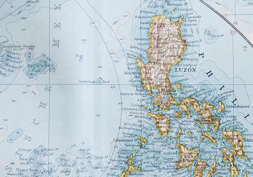 图为1903年的南中国海周边地图