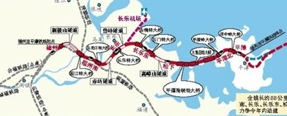 福州至平潭高铁规划选址公示