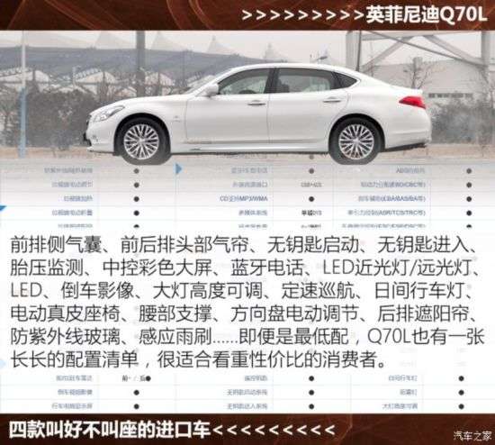 英菲尼迪(进口) 英菲尼迪Q70 2015款 Q70L 2.5L 奢华版