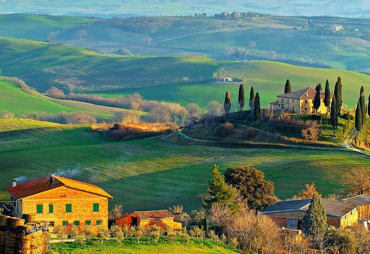 意大利托斯卡纳的风光大片
