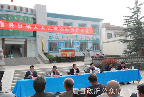 眉县镇人大代表向选民述职活动在槐芽镇举行