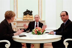 俄德法领导人密谈5小时