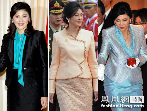 女政要正装pk 韩总统最朴素泰国总理最时尚