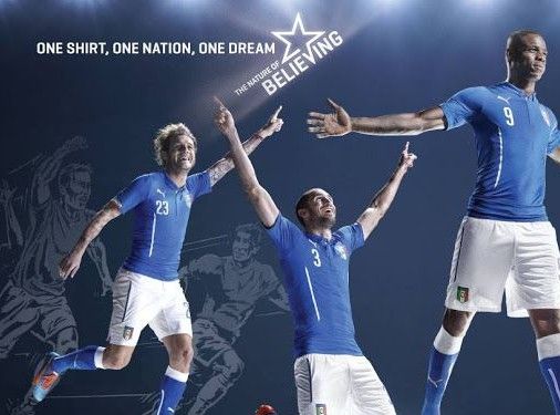迪亚曼蒂世界杯有望!意大利新球衣海报他在列