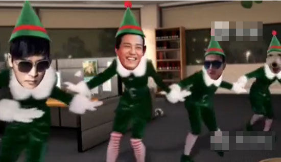 陈晓东自制视频卖萌庆圣诞 粉丝称其技术宅(图)