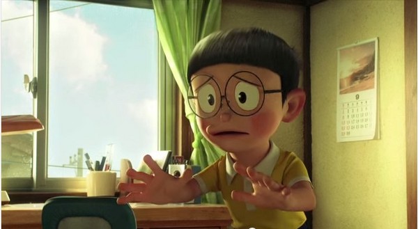 《哆啦A梦》3D版预告片曝光 大雄静香被指整