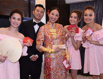 阿娇阿Sa容祖儿造最强伴娘团