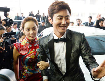 直击“箫剑”与韩星蔡琳大婚