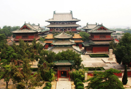 宋代佛教建筑群隆兴寺修缮 被誉世界古建筑孤例